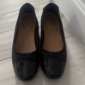 Clarks Women's Black Flats